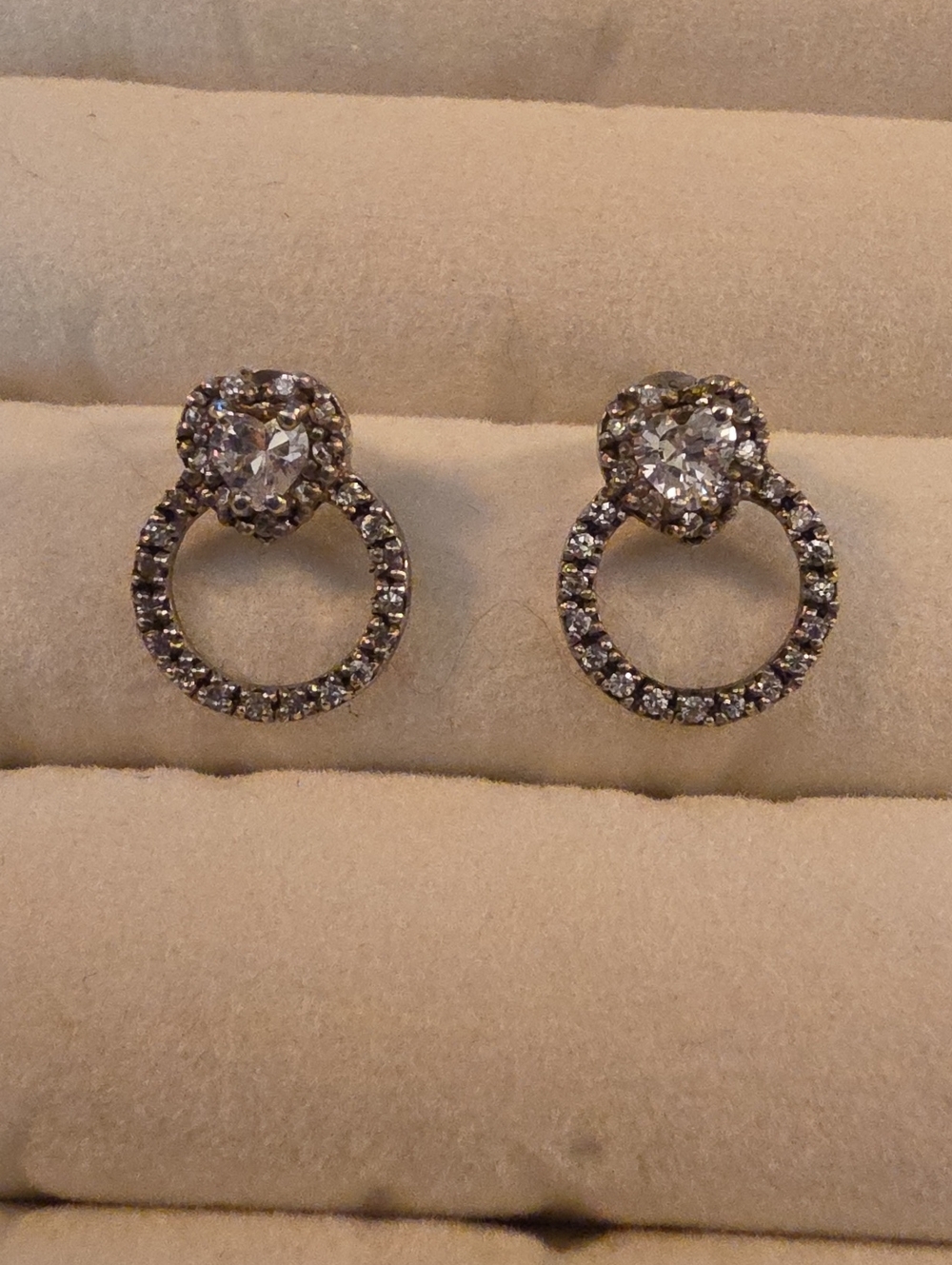 Vintage Sterling Silver Post Earrings
